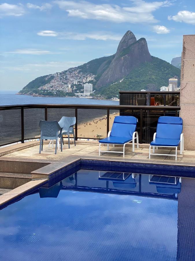 Flat Vieira Souto Vista Mar Apartment Rio de Janeiro Bagian luar foto