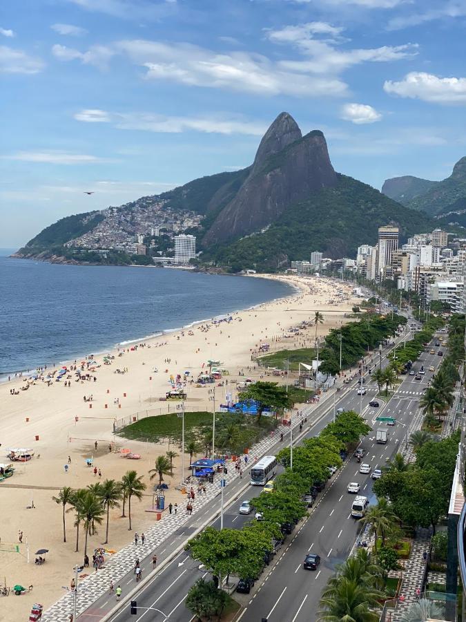 Flat Vieira Souto Vista Mar Apartment Rio de Janeiro Bagian luar foto